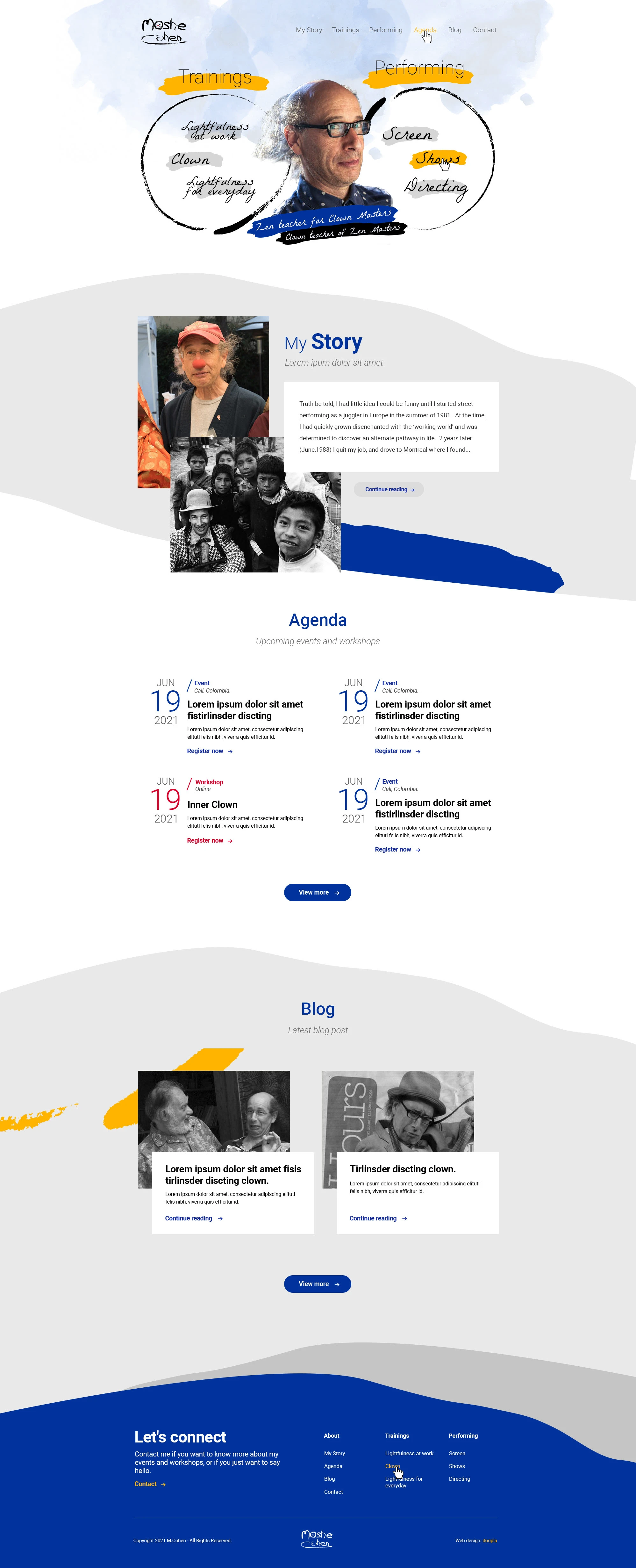 Sitio web de Moshe Cohen